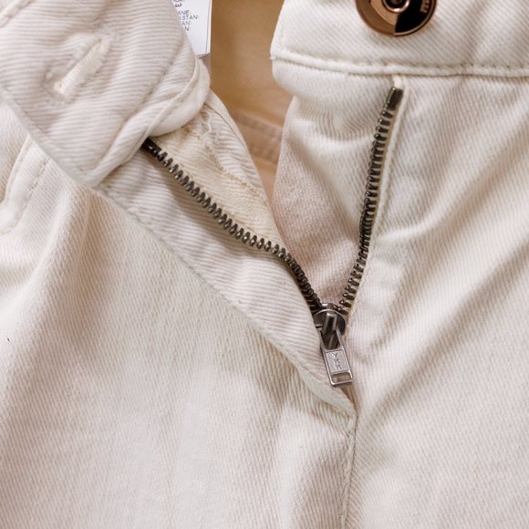 Brunello Cucinelli Cream Tapered Jeans - Picture 10 of 15